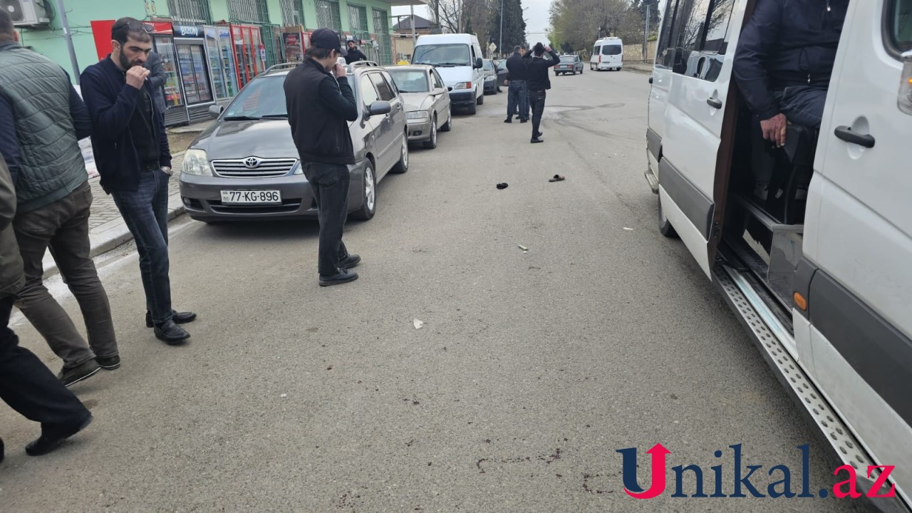 Tovuzda mikroavtobus 10 yaşlı oğlanı vurdu - VİDEO